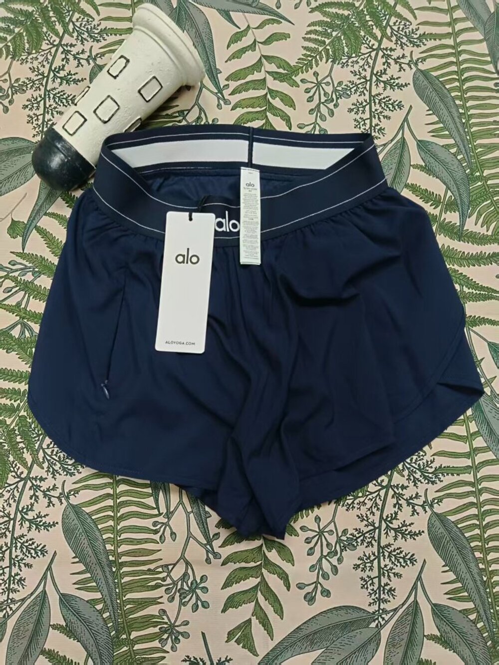 New Navy Blue🧊Alo Yoga Match Point High-Waisted Short🤩Performance | Athleisure - Picture 3 of 9